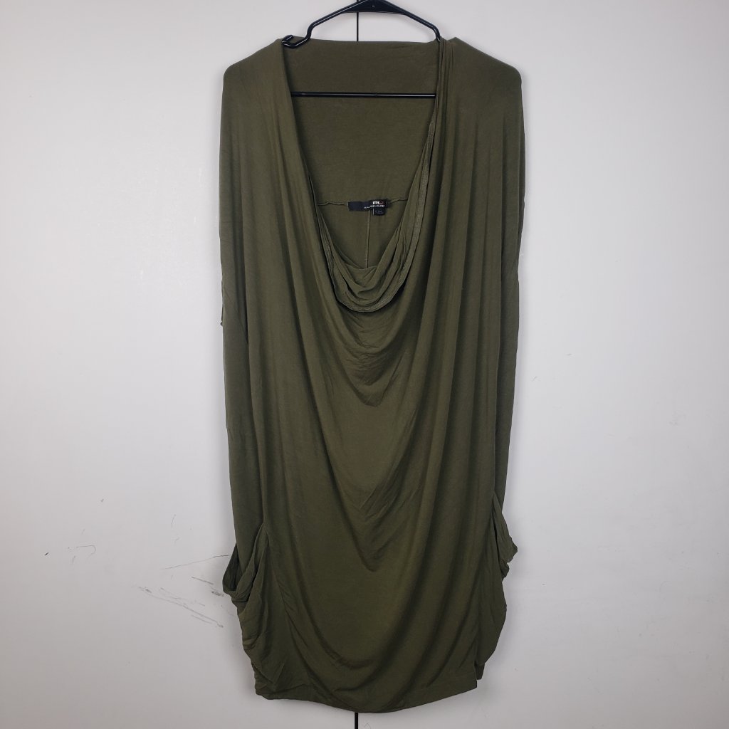 Rlx Slouchy Olive Ralph Lauren Jersey Dress
